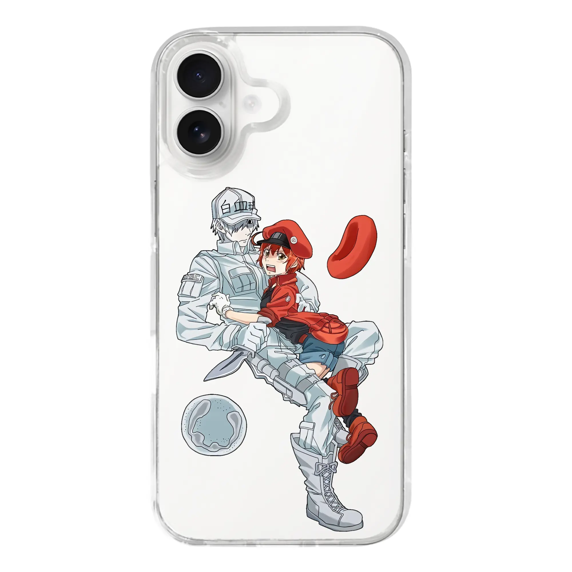 はたらく細胞 グッズ,白血球 - iPhone 17シリーズ 透明スマホケース – 薄型・耐衝撃・精密フィット保護カバー